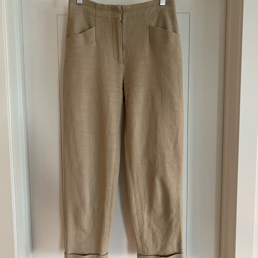 Beige pants for work